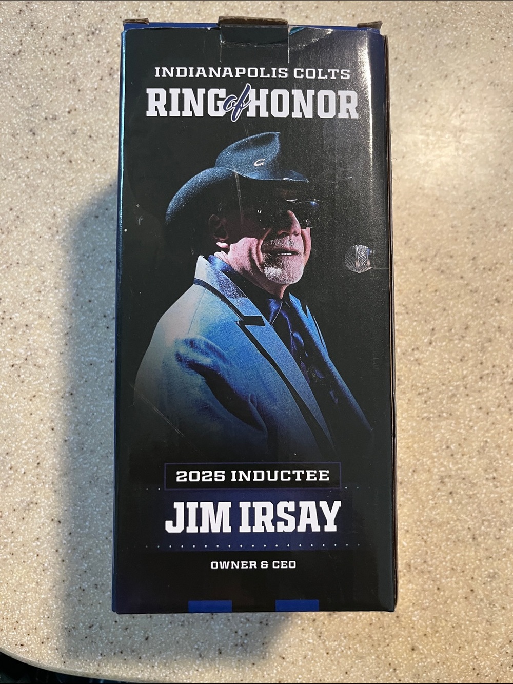 Ring of Honor Jim Irsay Collectible - Black/Blue